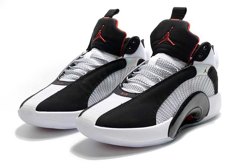 Air Jordan 35 White Black Red Shoes - Click Image to Close